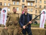 историко-патриотический квест Неповторимый подвиг, который проходил в Кировском районе